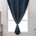 thumbnail image 1 of Maoww Magic Sticker Star Print Shading Blackout Curtain Printing Window Drapes Living Room Noise Reducing Blinds, 1 of 8