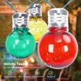 thumbnail image 4 of Lantern String Lights with Clear Glass Bulb Bistro Light Connectable Waterproof Moroccan Lights for Home Backyard Party, 4 of 12