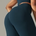 thumbnail image 5 of WILLBEST Pantalones de Yoga de Cintura Alta Sin Costuras Para Mujer, Diseño Calado, Leggings Ajustados Con Realce de Color Melocotón Para Entrenamiento Deportivo 545 Mediana, 5 of 5