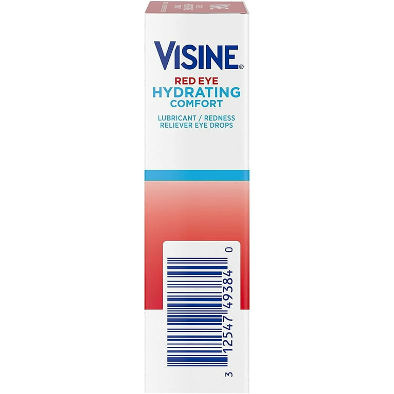 Visine Red Eye Comfort Drops - 0.5 oz box
