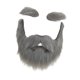 thumbnail image 4 of Conjunto cejas y barba postizas, accesorios disfraz DIY para adultos, facial postizo., 4 of 9