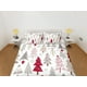 thumbnail image 2 of Árbol de Navidad Juego de Funda Nórdica, Colcha Roja Regalo de Navidad Juego de Ropa de Cama, 2 of 4