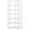 White, variant on Canddidliike 7-Tier Corner Bookshelf, Corner Bookcase Storage Display Rack for Indoor as Livingroom, Bookcase with 14 Sleek Open Shelves, Rustic Brown