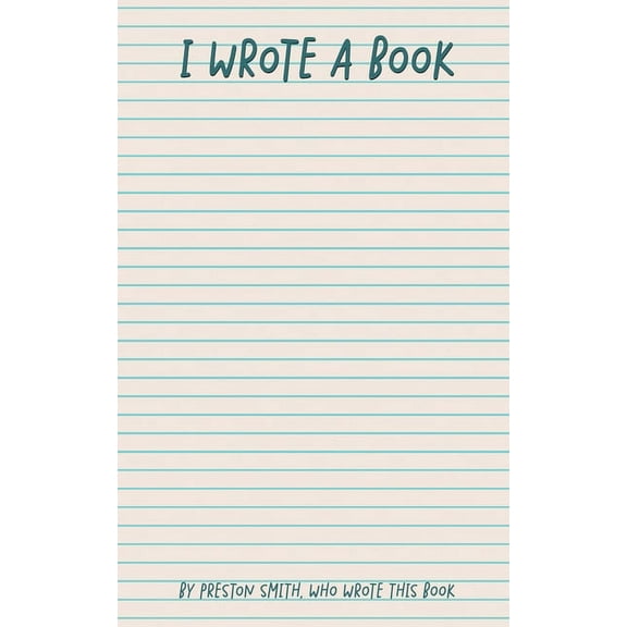 I Wrote A Book, (Paperback)