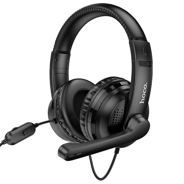 Hoco W103 Phantom Touring Headset Gaming Headset Computer Wire-controlled Desktop Laptop Omni-directional Headset