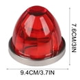 thumbnail image 3 of Glass Plastic Watermelon Lanterns Truck Side Light Truck Width Indicator Light Indicator Light Side Light LED Light Ship Signal Light, 3 of 5