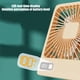 thumbnail image 5 of Ventilador de Mesa Recargable con Pantalla Digital Led | Ventilador Portátil Plegable con 5 Velocidades Ajustable a 180°, Funciona con Pilas, Ideal para Casa, Oficina, Viajes y Uso Al Aire Libre., 5 of 6