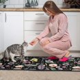 thumbnail image 3 of Pioneer Flower Floral Print Pattern Kitchen Rugs Sets Of 2,Anti Fatigue Kitchen Mat Rugs Non Slip Washable,Decorative Kitchen Floor Mats for Kitchen,Sink,Laundry,17"X30"+17"X47", 3 of 7