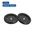 thumbnail image 3 of Uxcell 6Pcs Doble Cara Grommets de Caucho 1-3/8"(35mm) ID 1-9/16"(40mm) Agujero de Perforación, Negro, 3 of 6