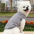 thumbnail image 3 of Summer Solid Color Pet Vest Breathable Lightweight Dog Clothing Apparel for Small Medium Large Breeds, 3 of 3