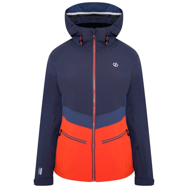 Dare 2B - Chaqueta de Esquí Equalise para Mujer (Marino Anochecer, Naranja Granadina) Dare 2B UTRG6482_nightfallnavygrenadineorange