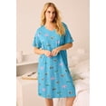 thumbnail image 6 of Dreams & Co. Plus Size Print Sleepshirt, 6 of 6