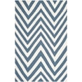 thumbnail image 2 of Safavieh Dhurries Deborah Geometric Area Rug, Blue/Ivory, 5' x 8', 2 of 8