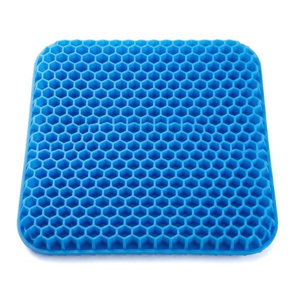Large Thick Gel Seat Cushion – Soft Breathable Pressure Relief Cushion for Office Chair, Wheelchair, and Car Seat, Comfort for Long Sitting