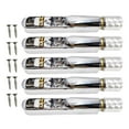thumbnail image 4 of Xuanheng Headless Electric Guitar Bridge & Tailpiece Set Single Saddle Metal Spare Parts Guitar Parts Guitars Modification Accessories silver 5strings, 4 of 8