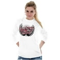 thumbnail image 3 of Country Strong Western Angel Wings Women's Long Sleeve T Shirt Brisco Brands S, 3 of 6