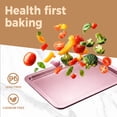 thumbnail image 5 of HONGBAKE 10-Piece Nonstick Carbon Steel Bakeware Set, Baking Pan Set with Baking Sheets, Cake Pans, Loaf Pan & Muffin Pan, Pink, 5 of 8