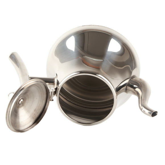 Kettle, Teapot, Silver With Infuser Household For Hotel Restaurant 1.2L