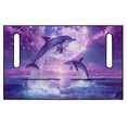 thumbnail image 2 of Uourmeti Golf Cart Seat Covers, Compatible with Golf Carts, Suitable for Club Car Breathable, Moonlight Dolphin Design, 2 of 8