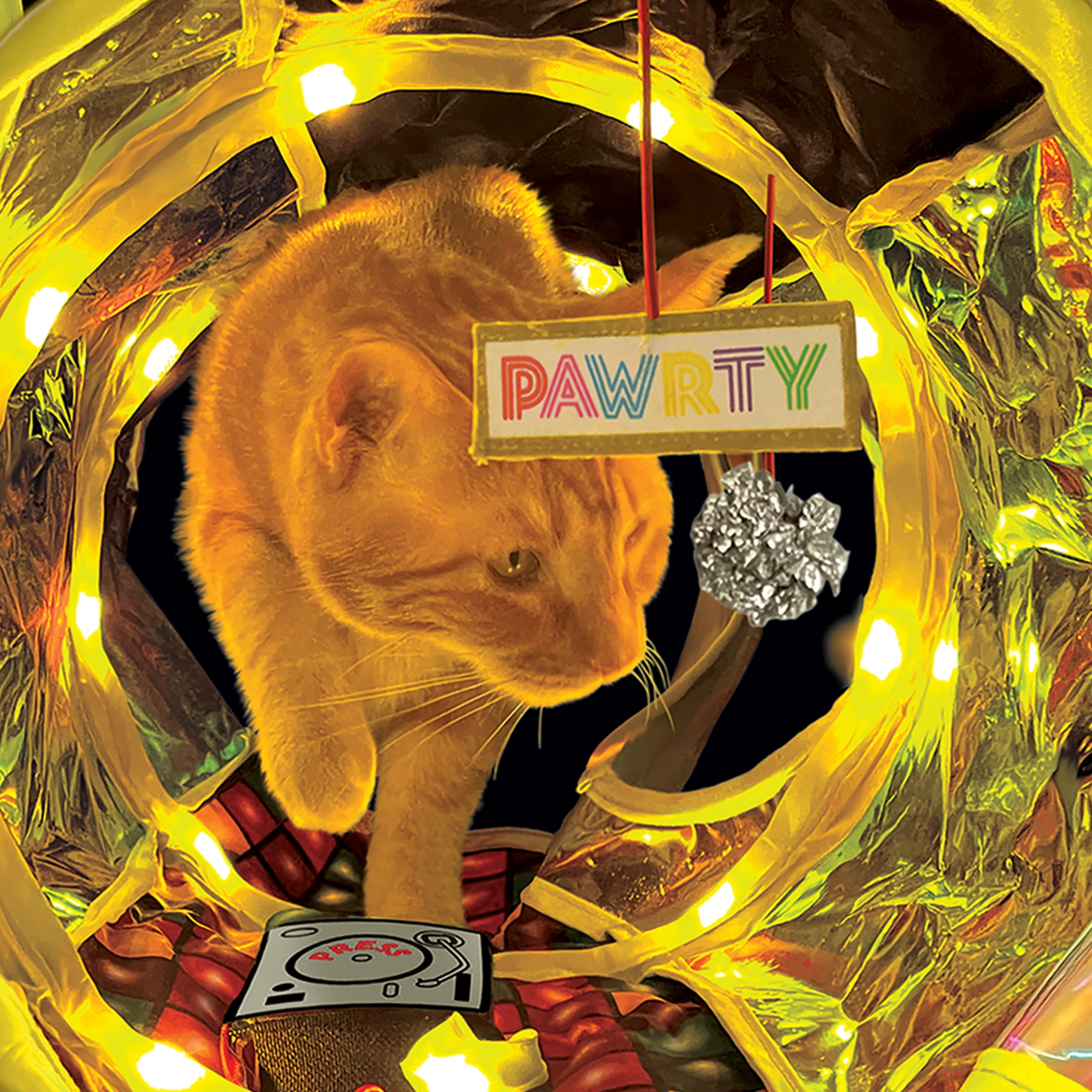KONG® Play Spaces Rave Cave Cat Tunnel, Foldable Multi-Sensory Catnip Toy