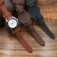 thumbnail image 1 of Accesorios para correas de reloj de piel de vaca Correa de reloj de piel de 18, 20 y 22 mm con bandeja inferior, 1 of 4