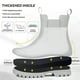 thumbnail image 2 of Botas de lluvia DKSUKO para mujer, cortas, de goma, impermeables, color gris 6.5US, 2 of 8