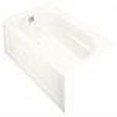 thumbnail image 2 of Kohler 1357-HR-0 60 x 32 in. Devonshire Alcove Heated Whirlpool Right Bath Drain - White, 2 of 3