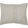 thumbnail image 6 of VHC Brands Hatteras Seersucker Striped Cotton Americana Bedding Standard Sham, 21x27, Denim Blue, 6 of 6