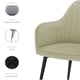 thumbnail image 4 of Set de 2 sillas velvet modernas para comedor marca Gravita, 4 of 7