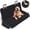 Black, variant on Dog Car Seat Cover for Back Seat, Waterproof Non-Slip Pet Hammock with Mesh Window for Cars SUVs