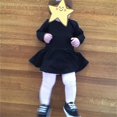 thumbnail image 5 of XXWXYD Toddler Baby Girls Long Sleeve Cotton Dress Solid 𝖱uffle Tops Comfortable Soft Casual Play 𝖱uffled Bodice Baby Dress Outfit Daily Wear Baby Cotton Gown, 5 of 6