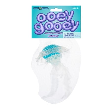 Orange Squishy Jellyfish Sensory Tactile Squeeze Fidget Toy Stress Relief Toy 