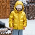 thumbnail image 6 of ATOGUTA Boys Puffer Jacket Winter Fleece Jacket Zip Up Hooded Puffer Quilted Kids Outerwear Jacket for Boys Size 1T-11 Yellow, 6 of 6