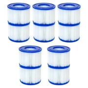 Bestway SaluSpa Type VI Inflatable Replacement Filter Cartridge (5 Pack)