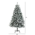 thumbnail image 6 of Nearly Natural 6ft. Flocked Rock Springs Spruce Artificial Christmas Tree, 6 of 6
