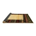 thumbnail image 2 of Ahgly Company Indoor Square Abstract Brown Contemporary Area Rugs, 4' Square, 2 of 4