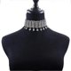 thumbnail image 1 of Collar llamativo con colgante de borla y capas, estilo vintage, con pedrería completa., 1 of 5