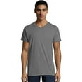 thumbnail image 2 of Hanes Men's and Big Men's Nano-T Short Sleeve V-Neck, Up To Size 3XL, 2 of 2
