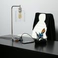 thumbnail image 4 of Lalia Home 18.8" Modern Iron Desk Lamp with USB Port and LED Bulb, Chrome, 4 of 6