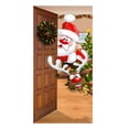 thumbnail image 1 of Bewildely Reno de fiesta para colgar en la puerta de Navidad, elástico, caprichoso, decoraciones para fiestas navideñas, suministros para Kits de decoración para fiestas SDMT023 200*90cm, 1 of 6