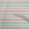 thumbnail image 1 of oneOone Coton Cambric Rose Tissu Chevron Robe Tissu Tissu Imprimé par la Cour 56 Pouces de Large, 1 of 4