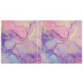thumbnail image 2 of Haosy 2 Pack Hardcover 3 Ring Binder 1.5 Inch Ring Decorative Binder Organizer for Home School Office, Soft Pink Purple Blue Marble, 2 of 10