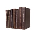 thumbnail image 4 of Pen & Willow Brown Decorative Books - Real shelf-ready book bundle for home or office decor, weddings or staging., 4 of 5