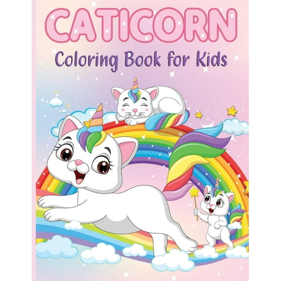 Caticorn Coloring Book for Kids, (Paperback)