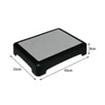 thumbnail image 3 of Portable Lightweight Step Stool, Anti-Slip Non-Slip Foldable Half Step Riser for Car, Office, Home UseBlack Gray, 3 of 5