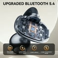 thumbnail image 4 of Auriculares Tipo Pinza VEATOOL, Bluetooth 5.4, Conducción ósea Abierta, Pantalla Digital, Cancelación de Ruido, Resistencia al Agua IPX7, Ligeros y Cómodos, 4 of 8