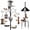 Shape 1, variant on Umailgoo 92" Bird Feeding Station,Heavy Duty Bird Feeder Pole Bird House Stand Mount Kit with Squirrel Proof Baffle,Adjustable Buddy Poles for Outdoors Hanging