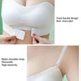 thumbnail image 3 of Minnieouse Sujetador Push up sin costuras sin aros para mujer, Bralette transpirable respetuoso con la piel desmontable para mujer, sujetador ajustable para Ropa interior Blanco METRO Minnieouse AP012597-02, 3 of 6
