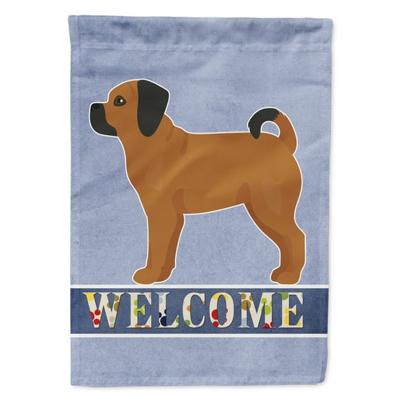 Puggle Welcome Garden Flag