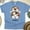 CarolinaBlue, variant on CMA Life Graphic T-Shirt for Women, Cute Healthcare Worker Tee, Heliconia, Size 2XL